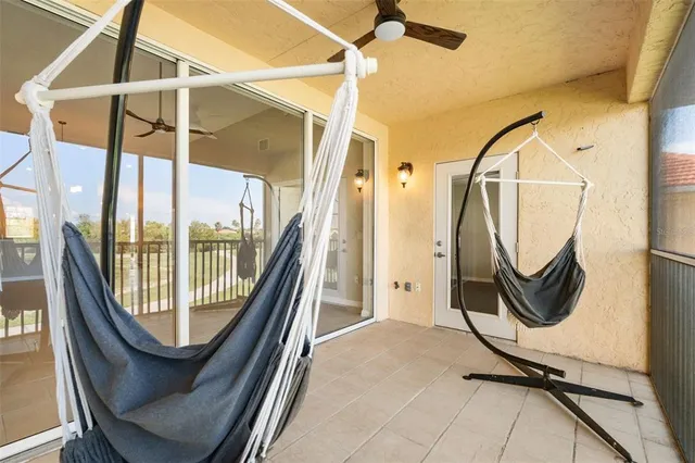 a view of a lake with a big yard