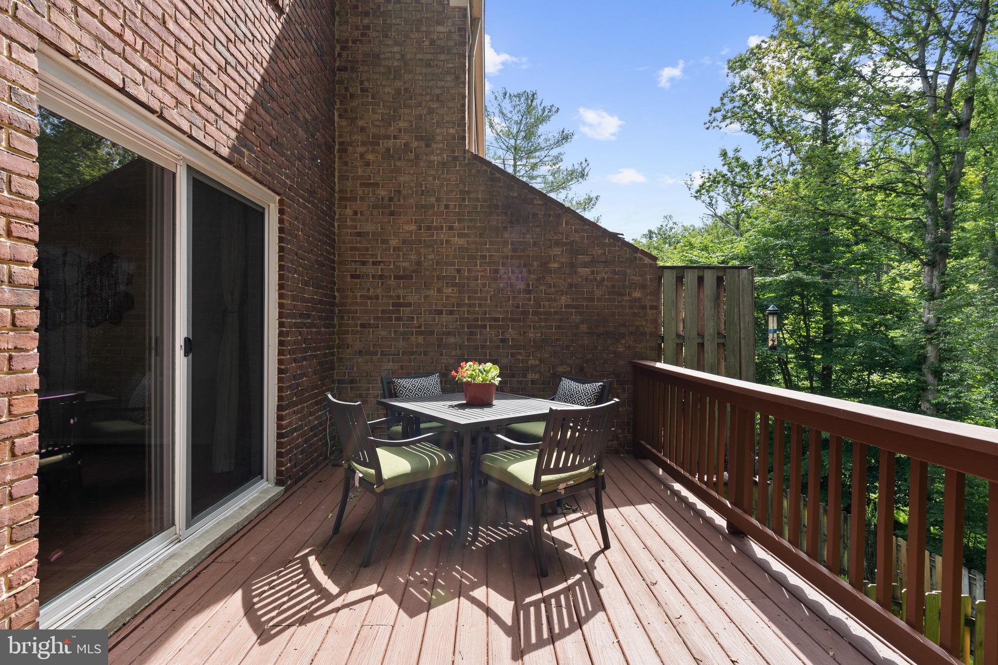 8943 Park Forest Drive Springfield, VA 22152 - Photo 37 of 74 Private deck overlooking the trees