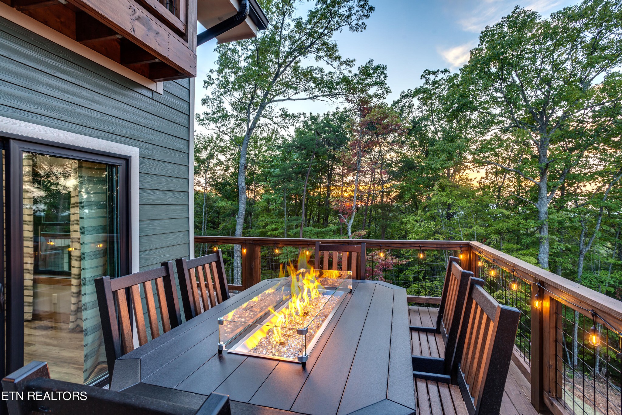 1820 High View Court Sevierville, TN 37876 - Photo 17 of 58 a view of deck with two chairs and wooden fence