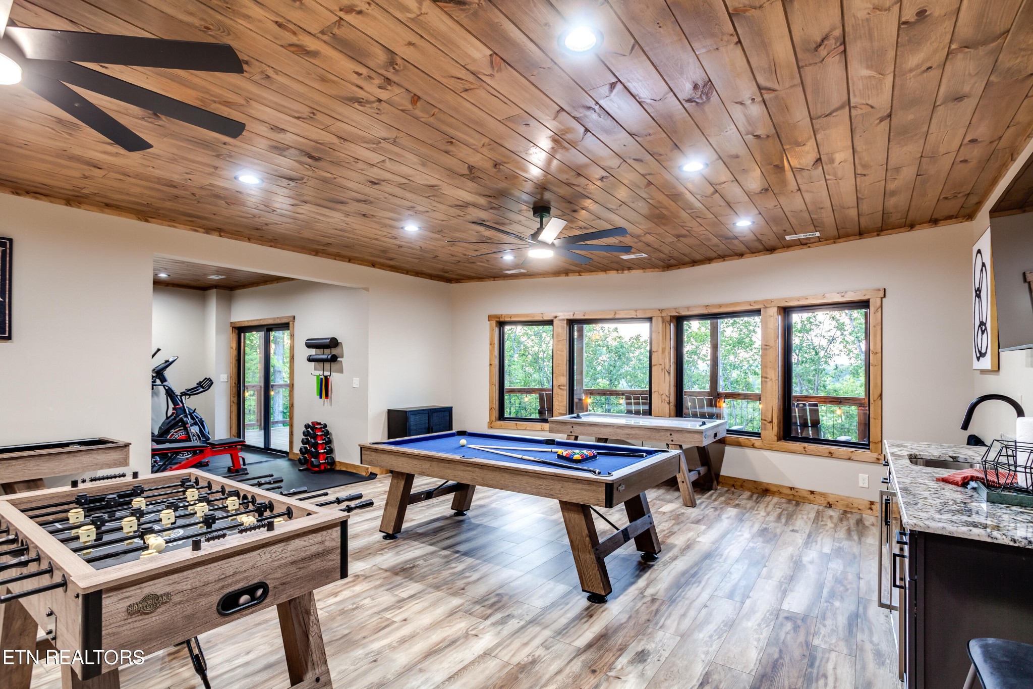 1820 High View Court Sevierville, TN 37876 - Photo 43 of 58 a living room with furniture pool table and a large window