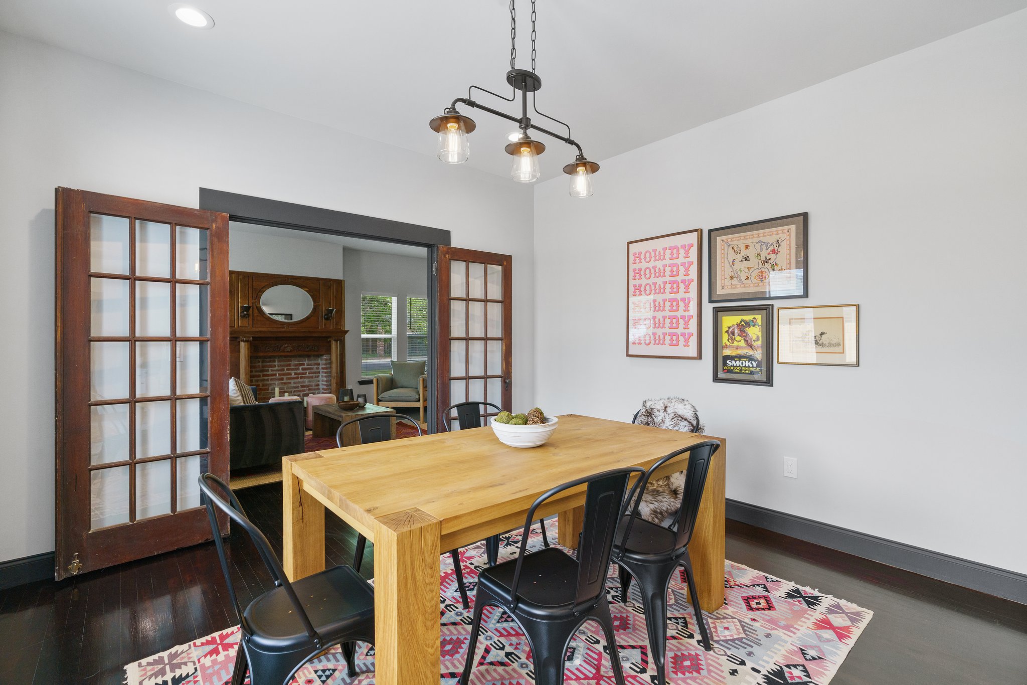 1204 East 13th Street Georgetown, TX 78626 - Photo 5 of 26 a view of a dining room with furniture and wooden floor