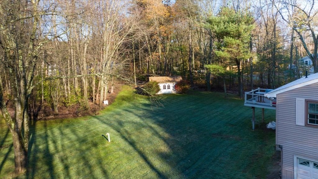 15 Wilbraham Road Hampden, MA 01036 - Photo 11 of 38 a view of a backyard with large trees