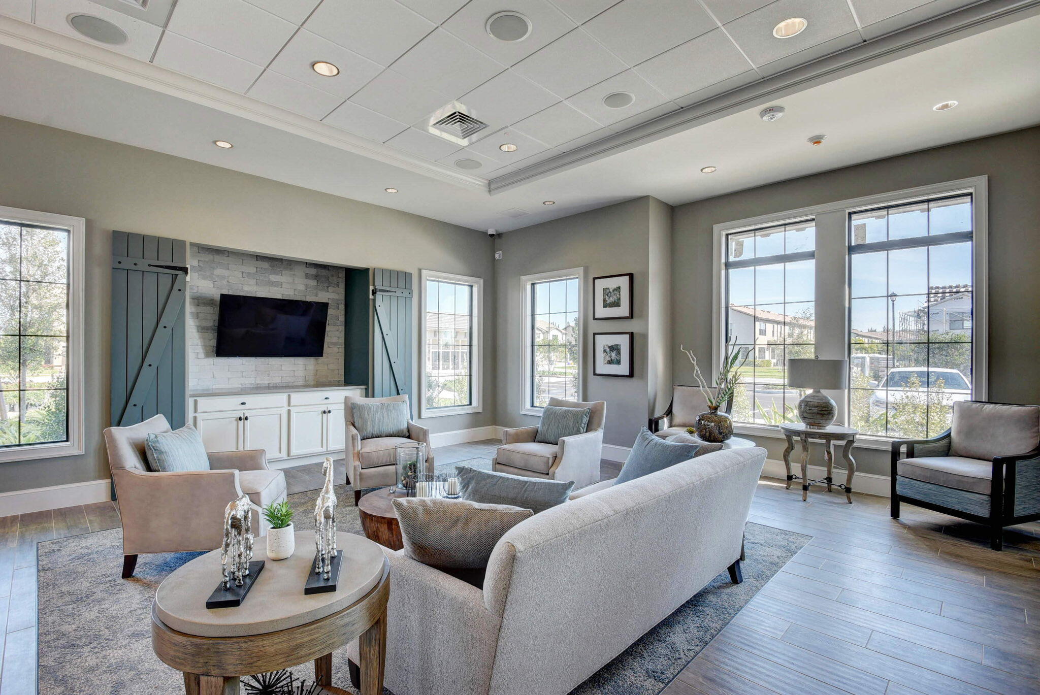 8301 Rearing Lane Lake Worth, FL 33467 - Photo 73 of 109 a living room with furniture and a flat screen tv