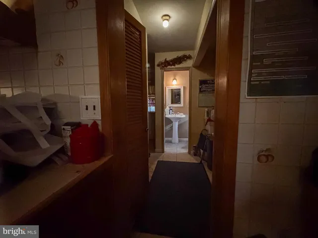 a view of storage and utility room