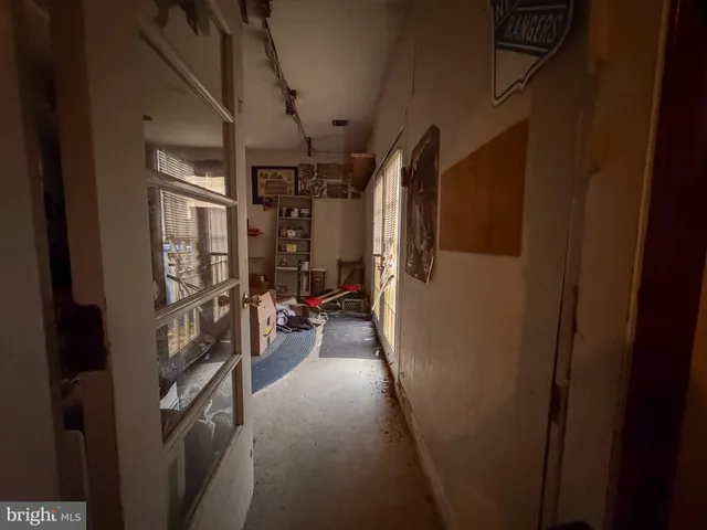 a view of water heater room