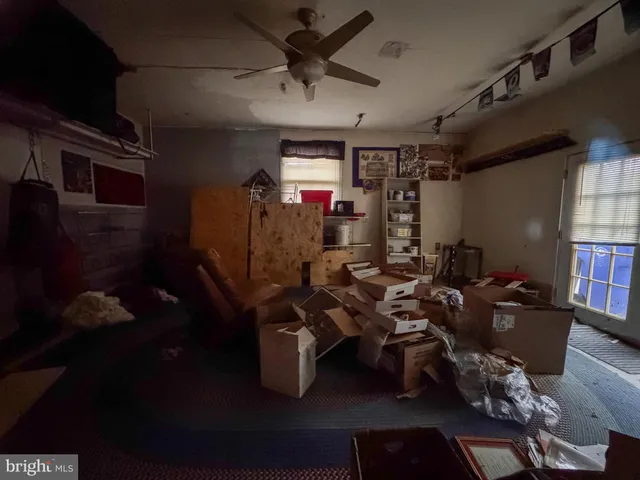 a close view of closet