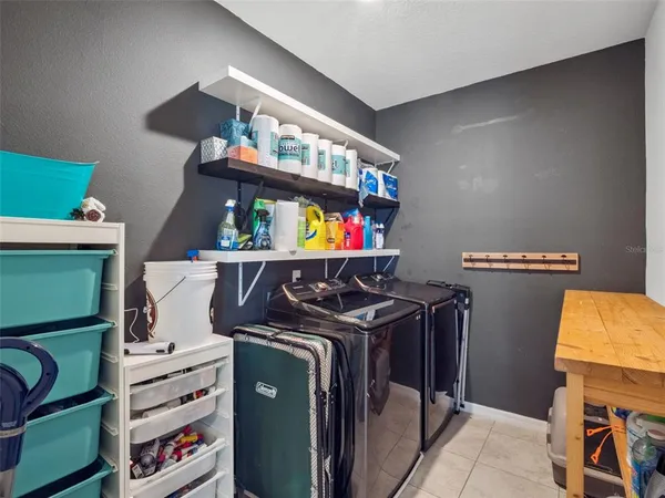 a view of a water fountain in front of the building