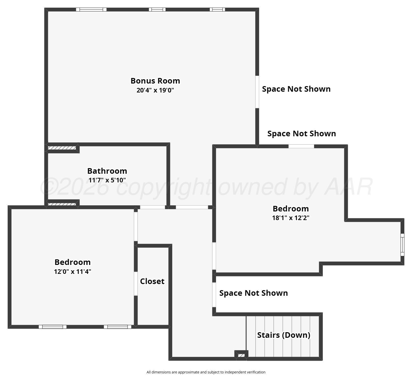 6903 Longleaf Lane Amarillo, TX 79124 - Photo 43 of 43 Floor Plan (Second Floor - Upstairs)