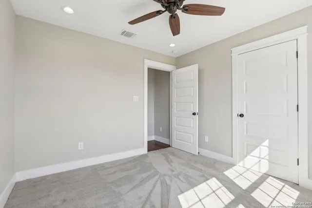 a view of an empty room