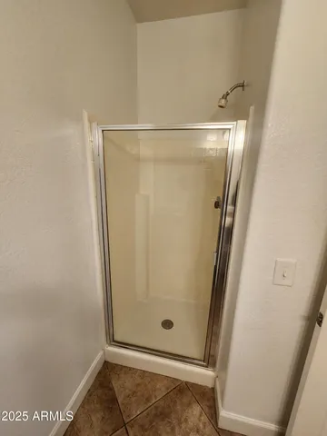 view of a room with door