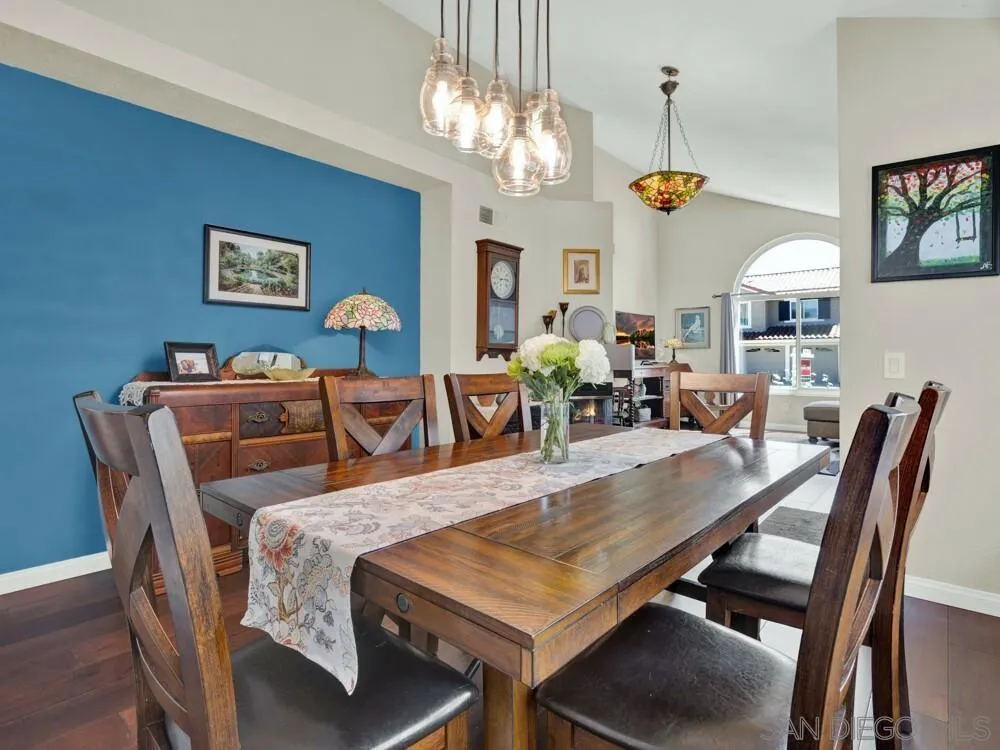1591 Madrid Drive Vista, CA 92081 - Photo 6 of 40 a view of a dining room with furniture and chandelier