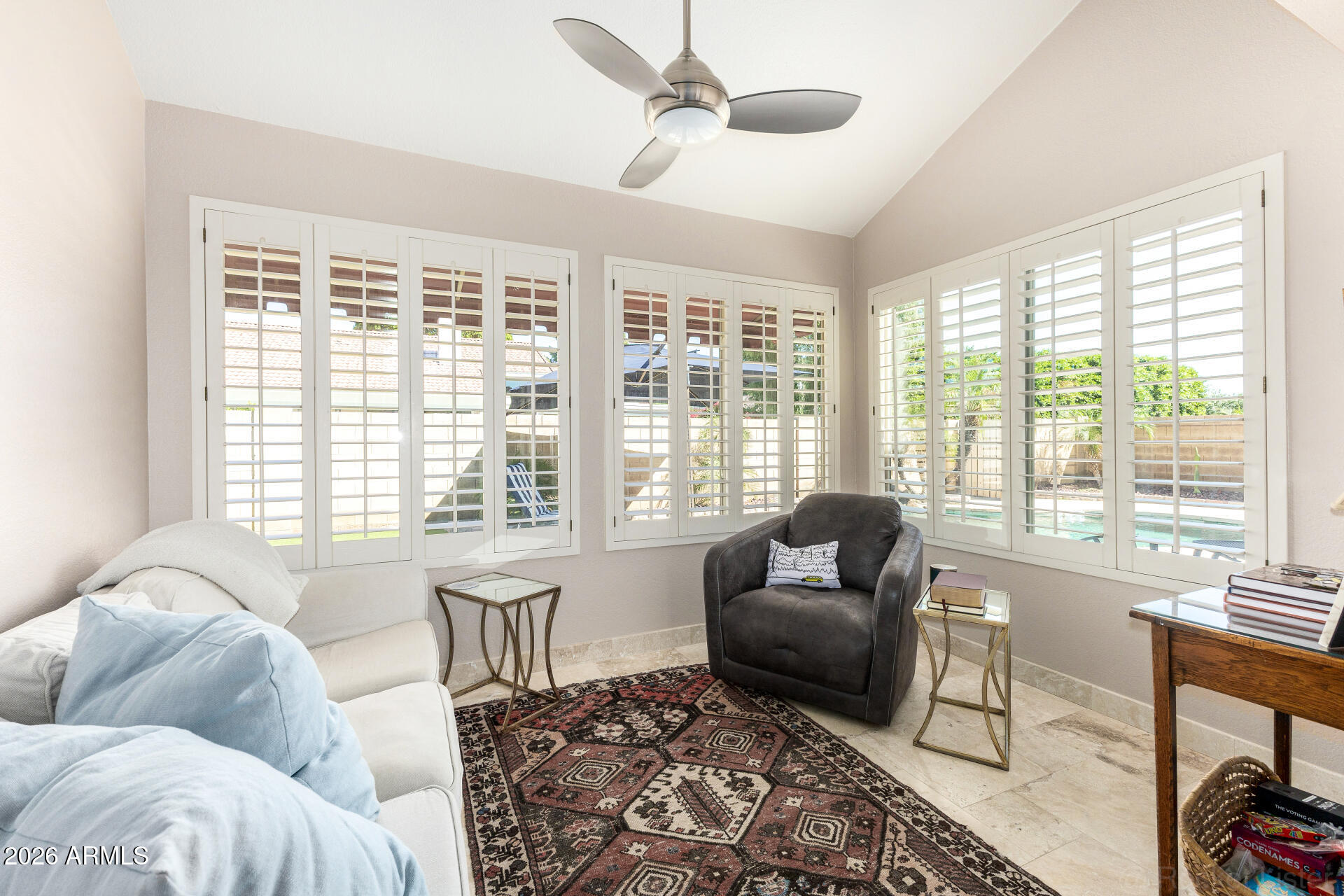 1942 East Krista Way Tempe, AZ 85284 - Photo 19 of 51 a living room with furniture and a large window