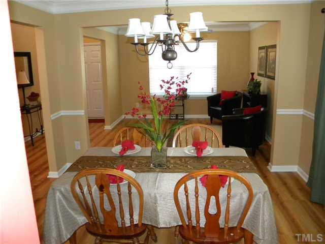 4613 Marathon Lane Raleigh, NC 27616 - Photo 6 of 24 Dining room open to living room. Great for entertaining!