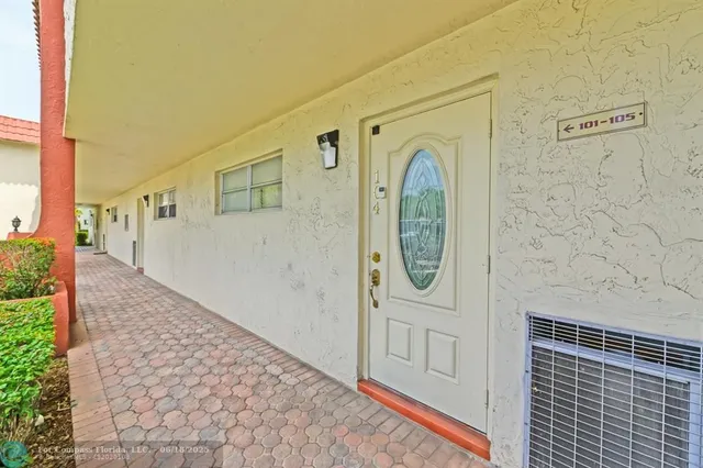 a view of a entryway door