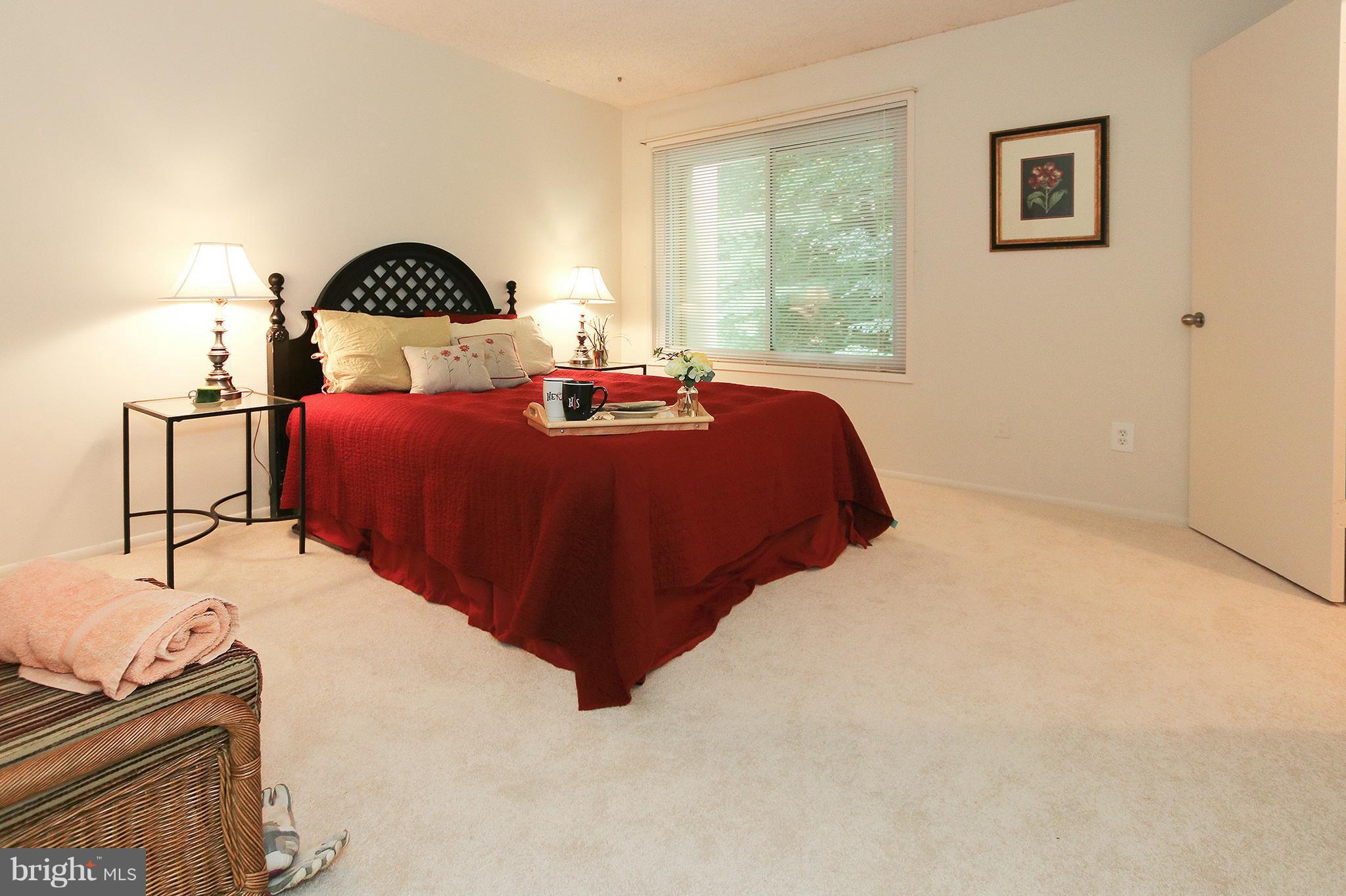 2203 Coppersmith Square Reston, VA 20191 - Photo 13 of 25 a bedroom with a bed and a window