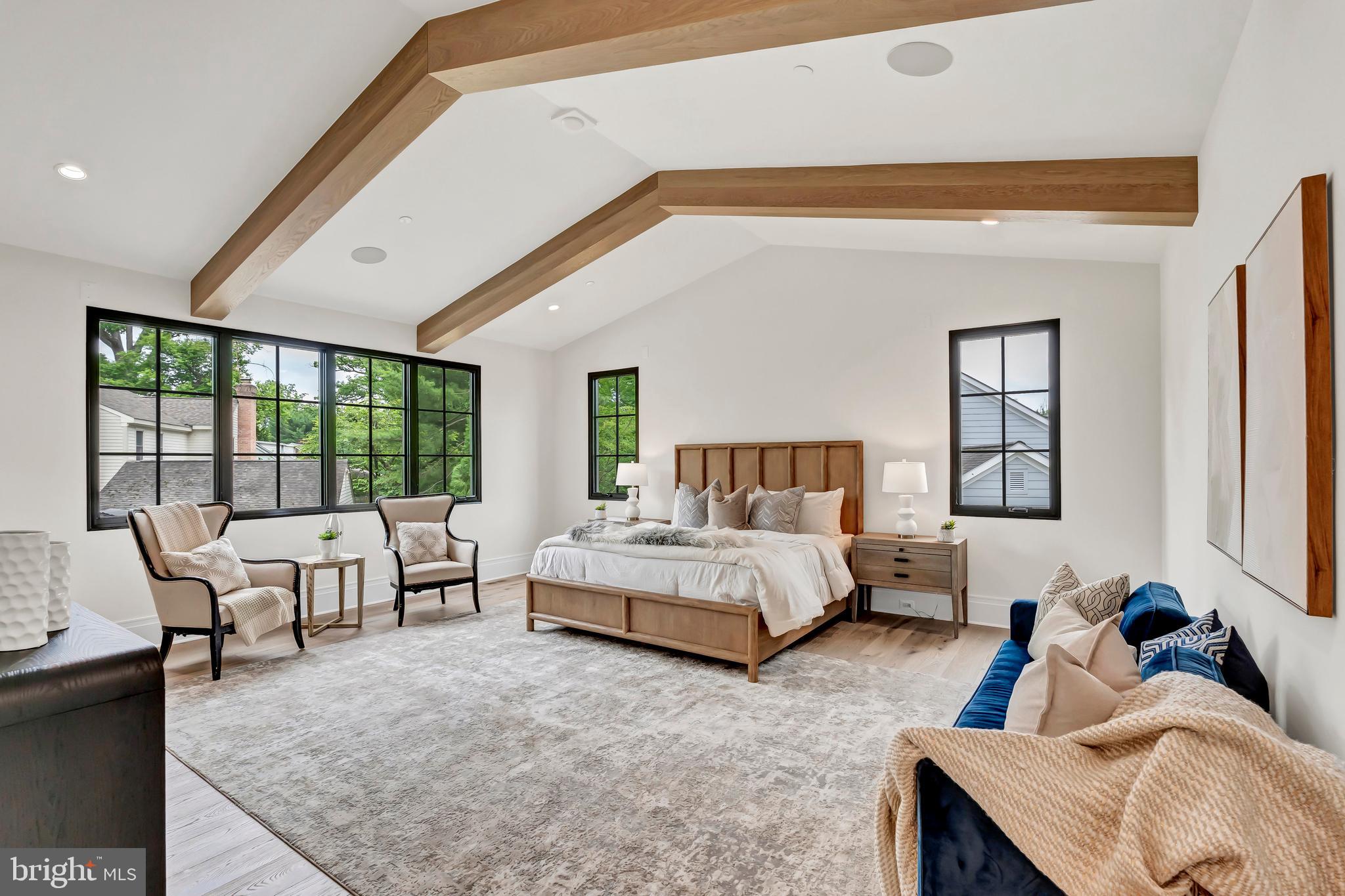 5425 Moorland Lane Bethesda, MD 20814 - Photo 37 of 79 Primary Suite with vaulted ceilings