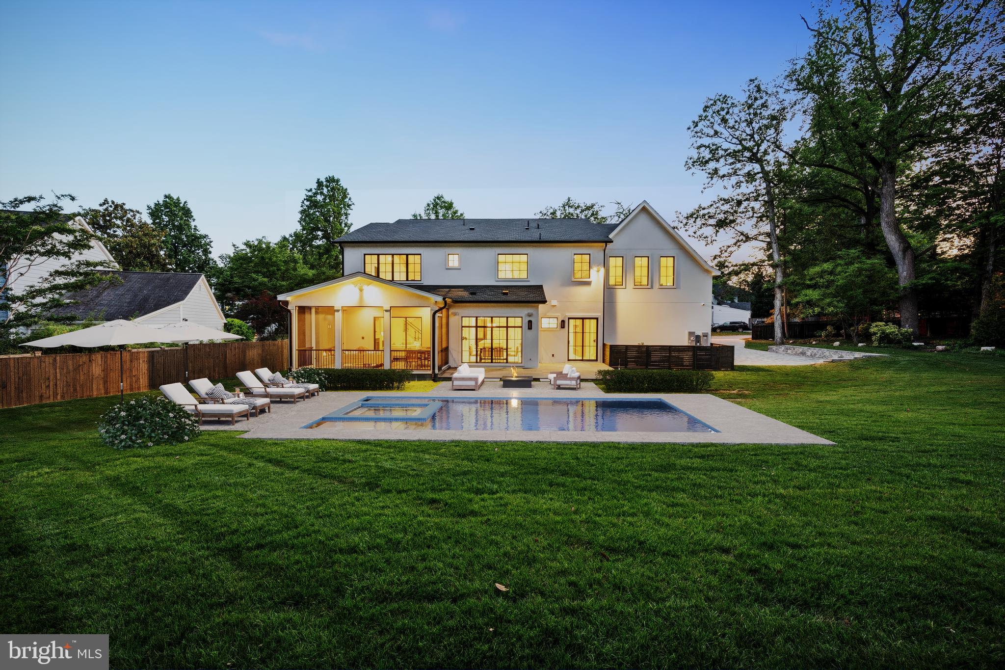 5425 Moorland Lane Bethesda, MD 20814 - Photo 72 of 79 a view of a house with a big yard and large trees