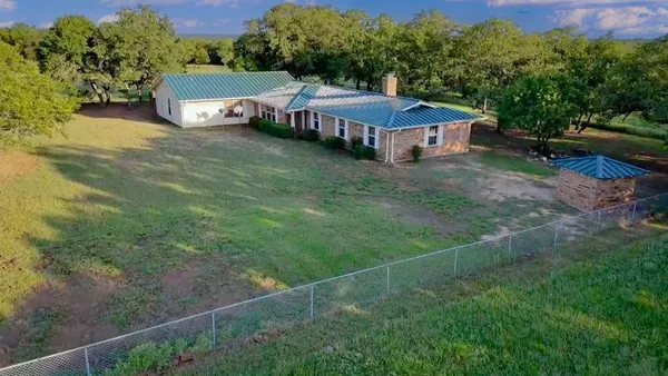 a aerial view of a house
