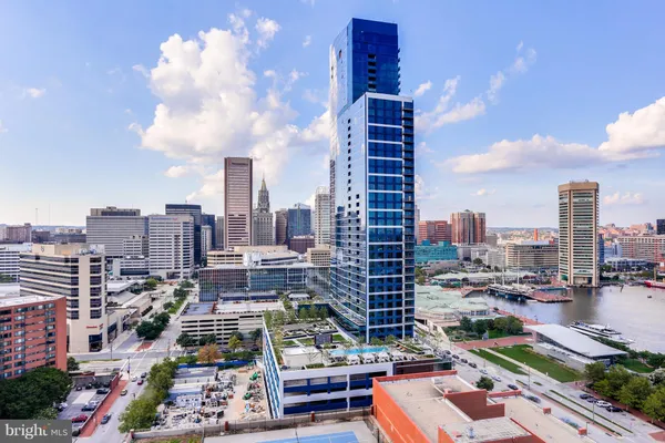 a city view with lot of high rise buildings