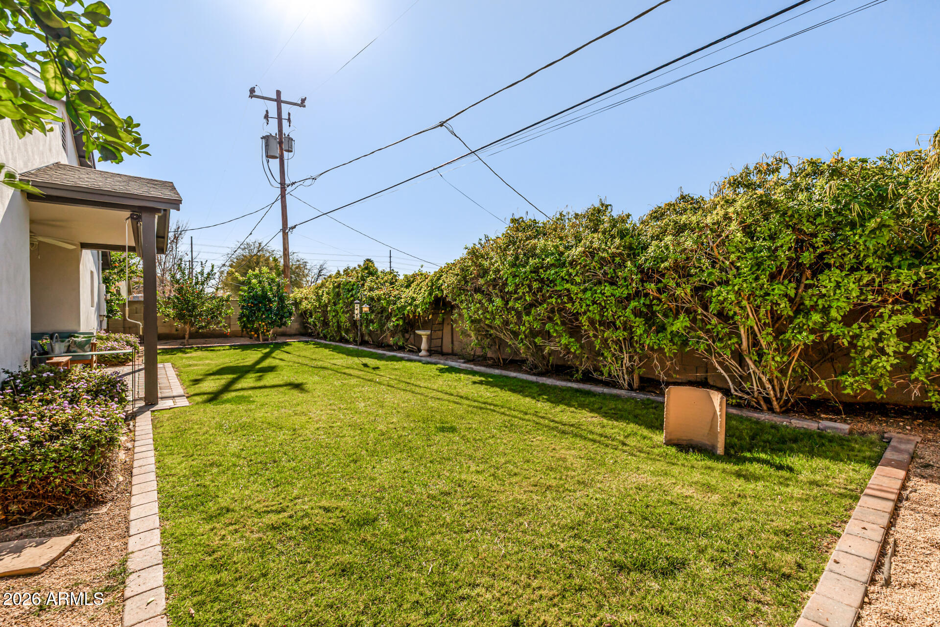 6726 North 11th Street Phoenix, AZ 85014 - Photo 47 of 49 a view of a backyard with potted plants