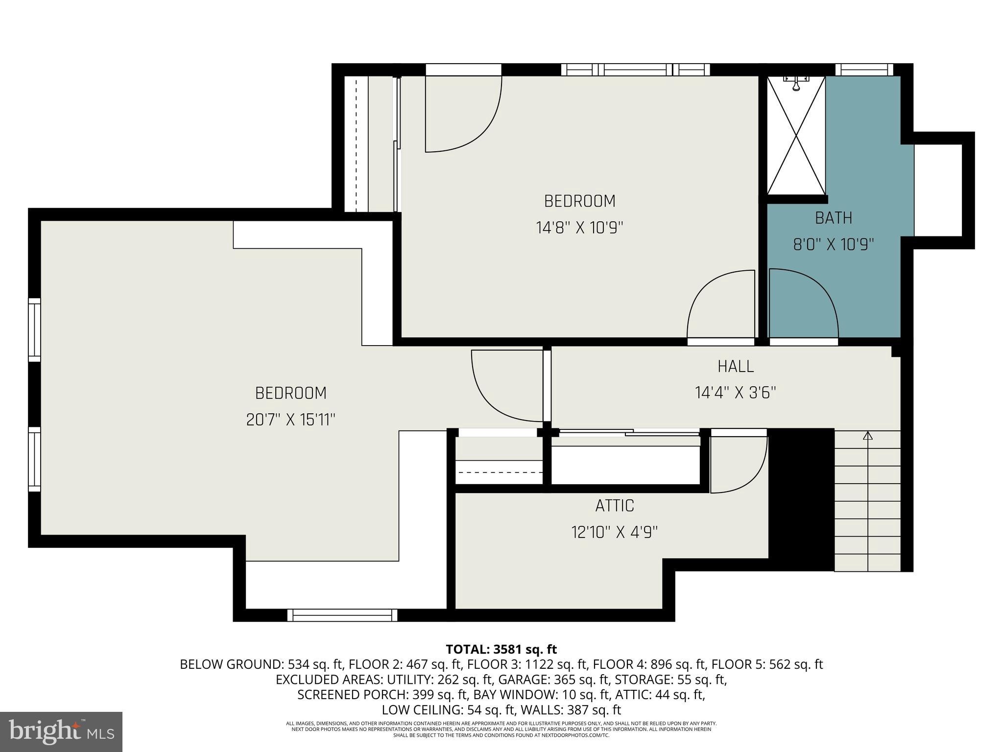 5804 Lenox Road Bethesda, MD 20817 - Photo 32 of 47 Upper Level 2