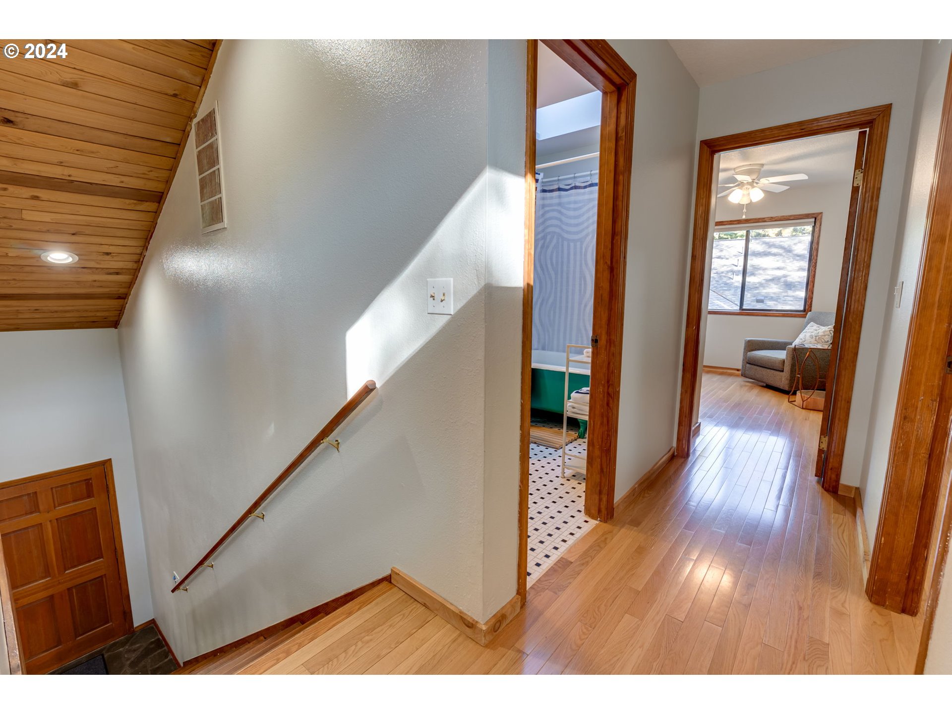 65377 East Sandy River Lane Rhododendron, OR 97049 - Photo 17 of 40 a view interior of the house and wooden floor