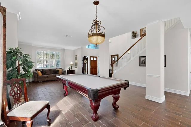 a room with furniture and window