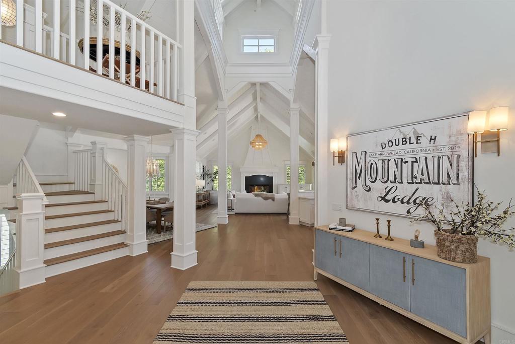 27567 West Shore Road Lake Arrowhead, CA 92352 - Photo 15 of 62 a view of entryway and hall with wooden floor