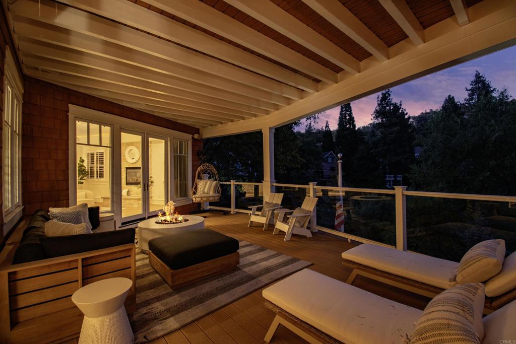 27567 West Shore Road Lake Arrowhead, CA 92352 - Photo 16 of 62 a outdoor space with patio furniture