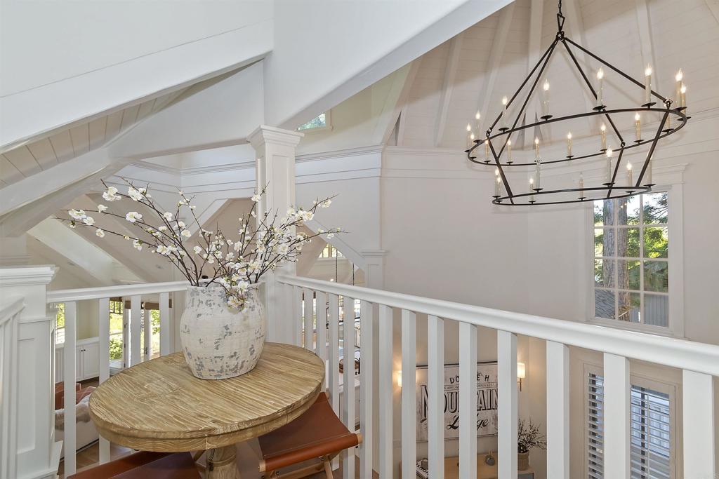 27567 West Shore Road Lake Arrowhead, CA 92352 - Photo 57 of 62 a view of a dining room with furniture and wooden floor