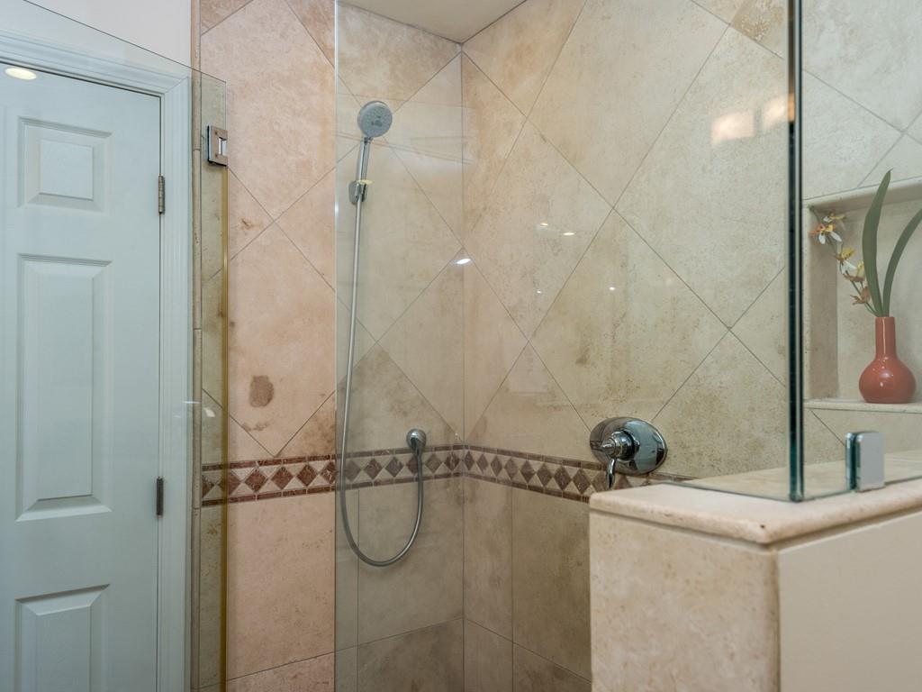 3410 Hillcrest Drive Belmont, CA 94002 - Photo 15 of 26 a bathroom with a shower and a tub
