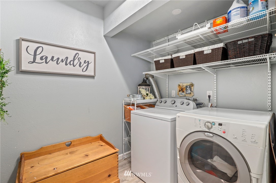 1417 234th Street Southwest Bothell, WA 98021 - Photo 19 of 40 a utility room with dryer and washer