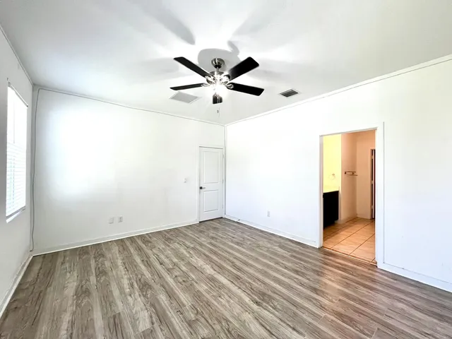wooden floor in an empty room