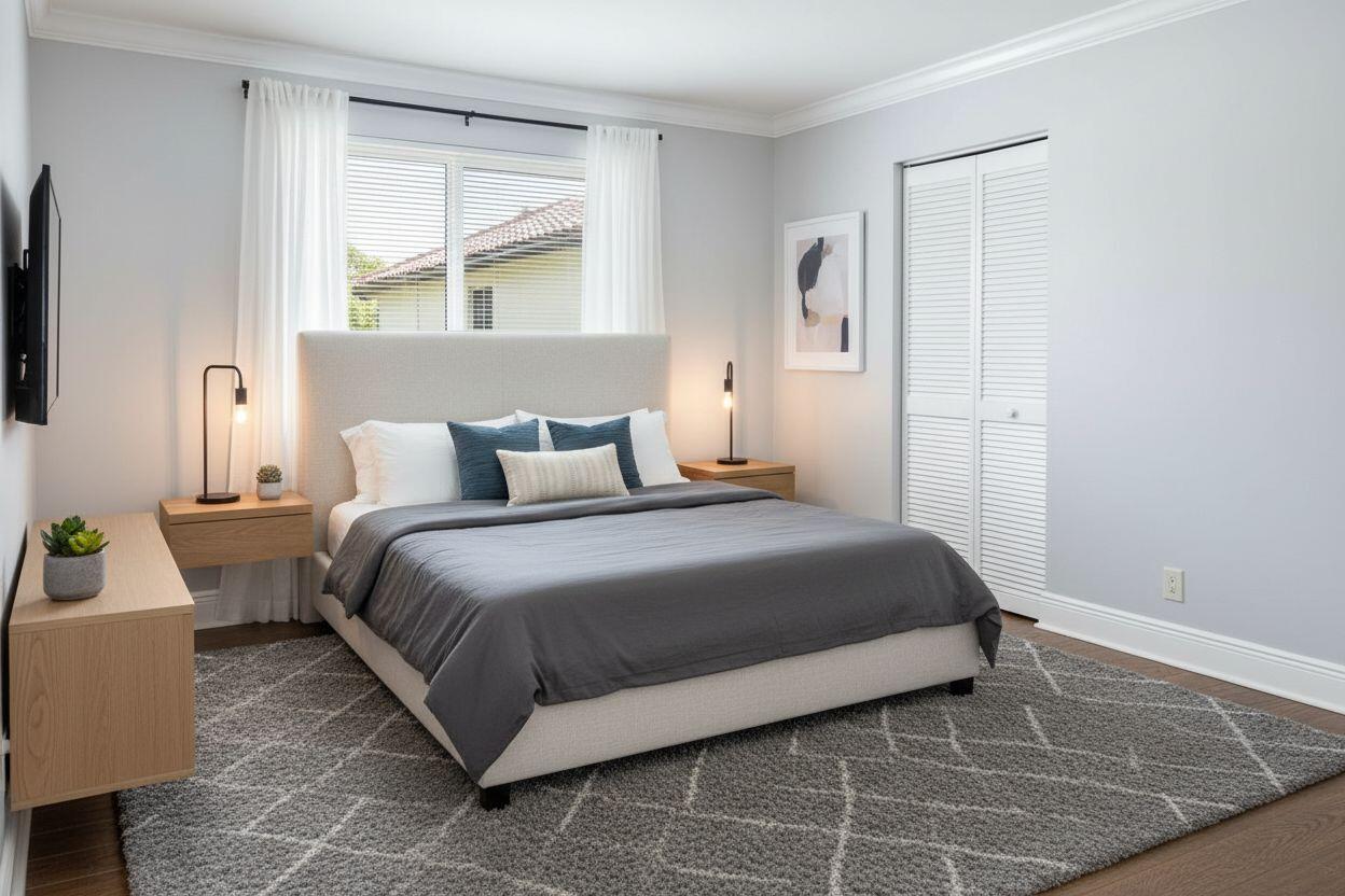 460 Northwest 67th Street, Unit L204 Boca Raton, FL 33487 - Photo 5 of 36 Guest bedroom