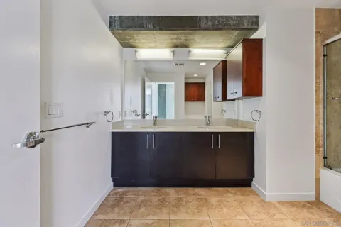 a close view of closet