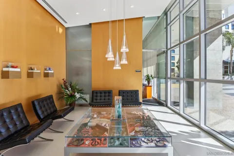 a room with gym equipment