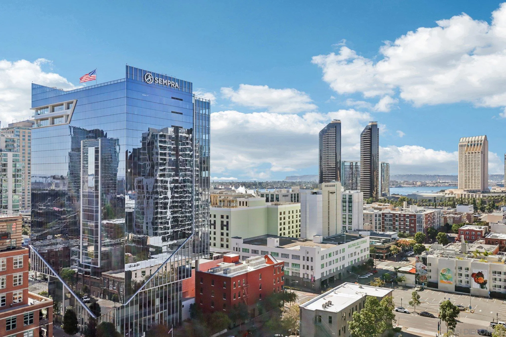 800 The Mark Lane, Unit 1606 San Diego, CA 92101 - Photo 7 of 50 a view of city with tall buildings