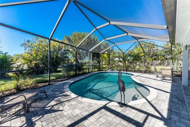 a view of a backyard with a patio