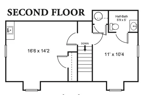 a picture of a wall with a white wall