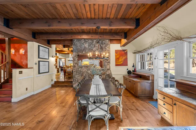 a view of a living room and entry way