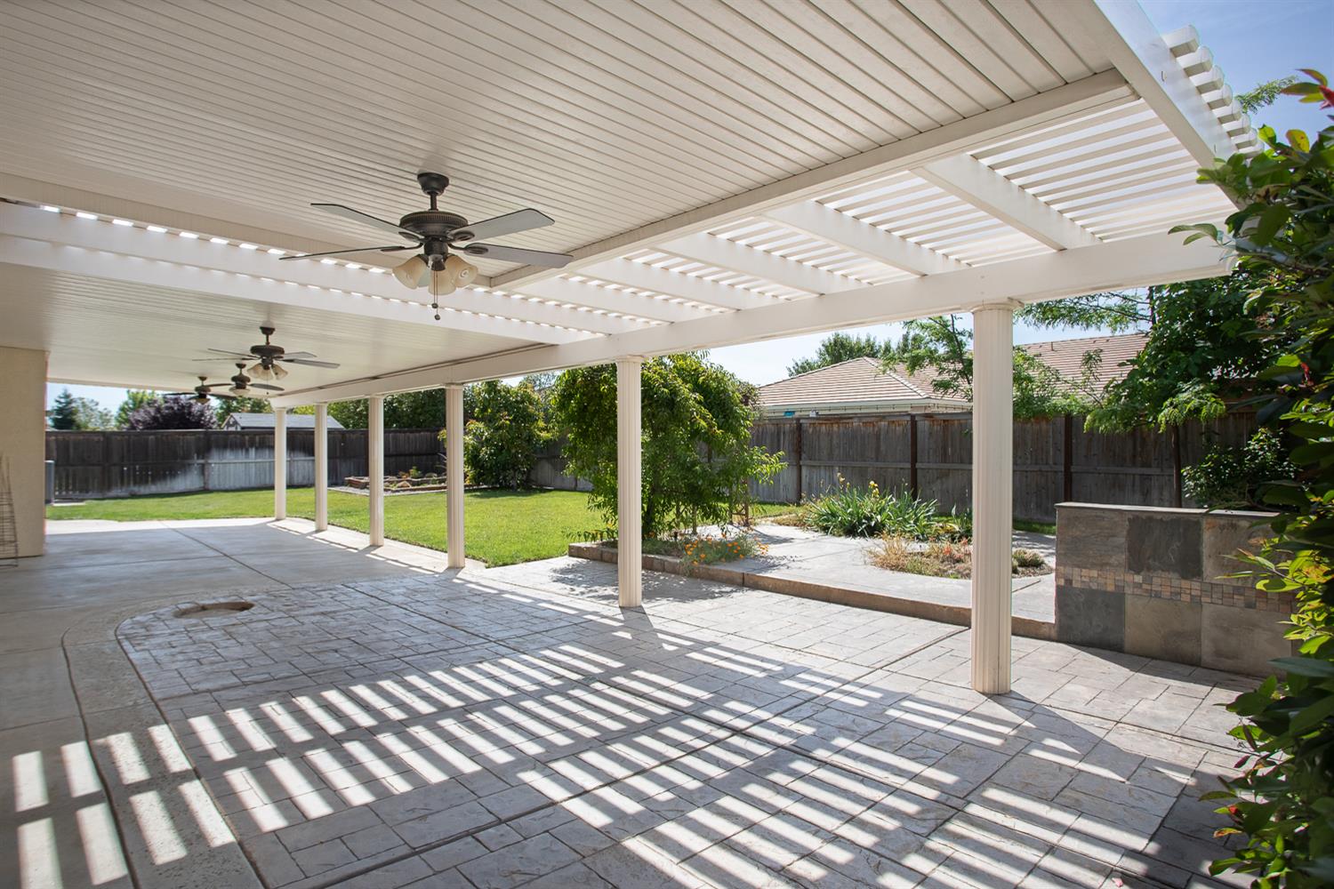 2042 Danforth Way Plumas Lake, CA 95961 - Photo 51 of 56 a view of a porch with garden