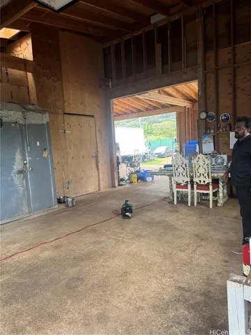 a room with storage and utility