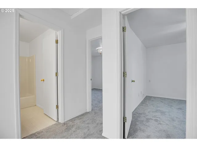 a view interior of a house and an empty room