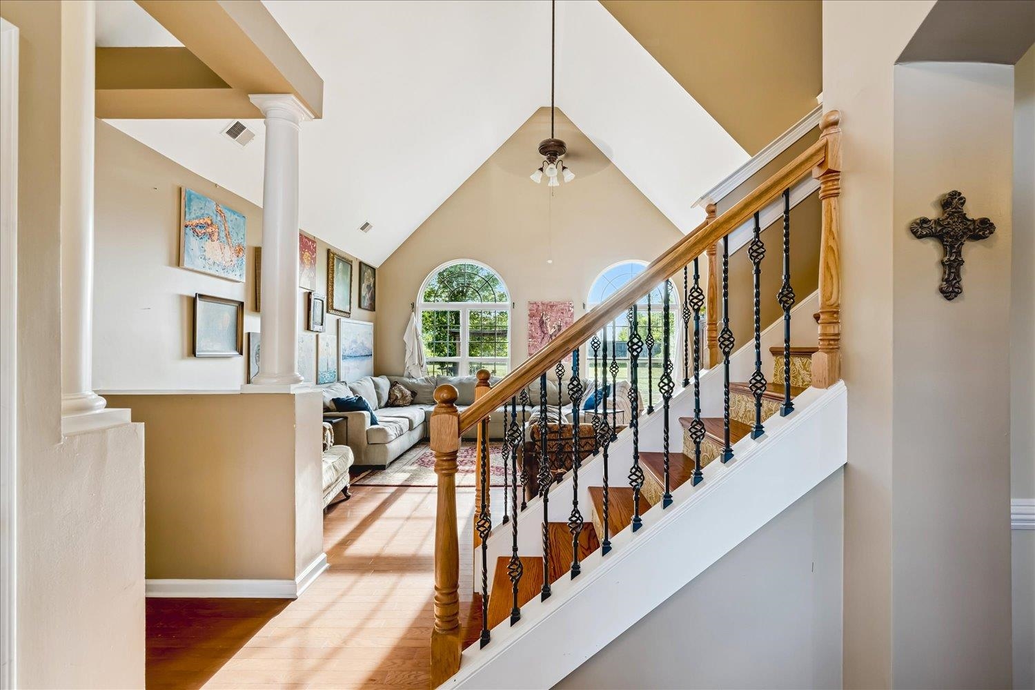 134 Rembert Drive Atoka, TN 38004 - Photo 6 of 28 a view of entryway and hall with wooden floor