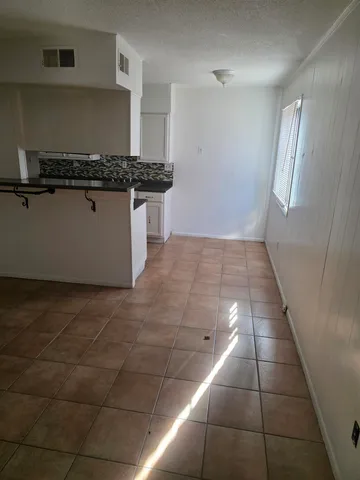 a view of a kitchen counter space