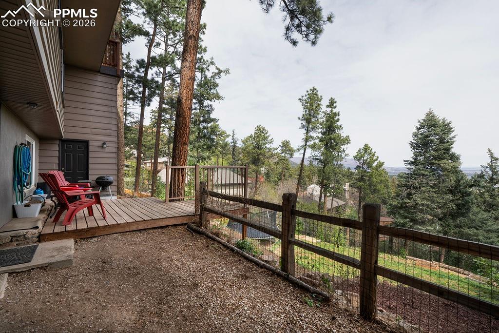 3785 Overlook Road Colorado Springs, CO 80906 - Photo 10 of 45 a view of a pathway of a house