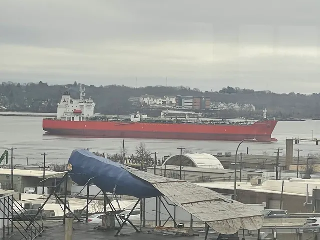 a view of a city from a terrace