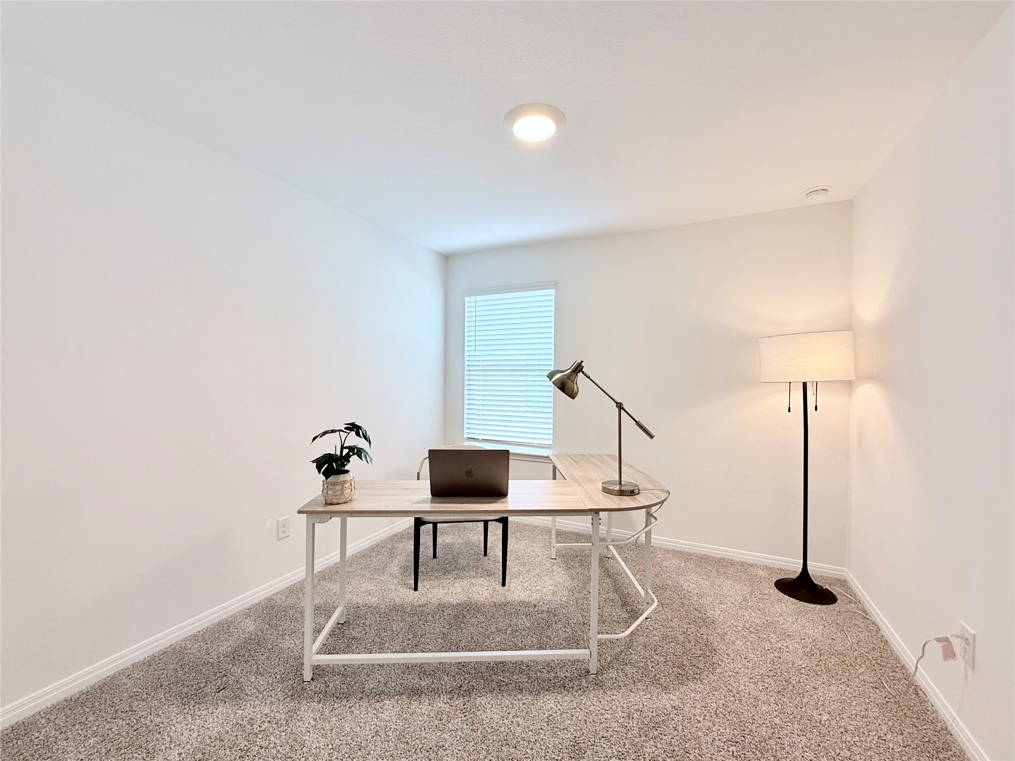 598 Gladiola Loop Kyle, TX 78640 - Photo 5 of 33 Carpeted office with baseboards