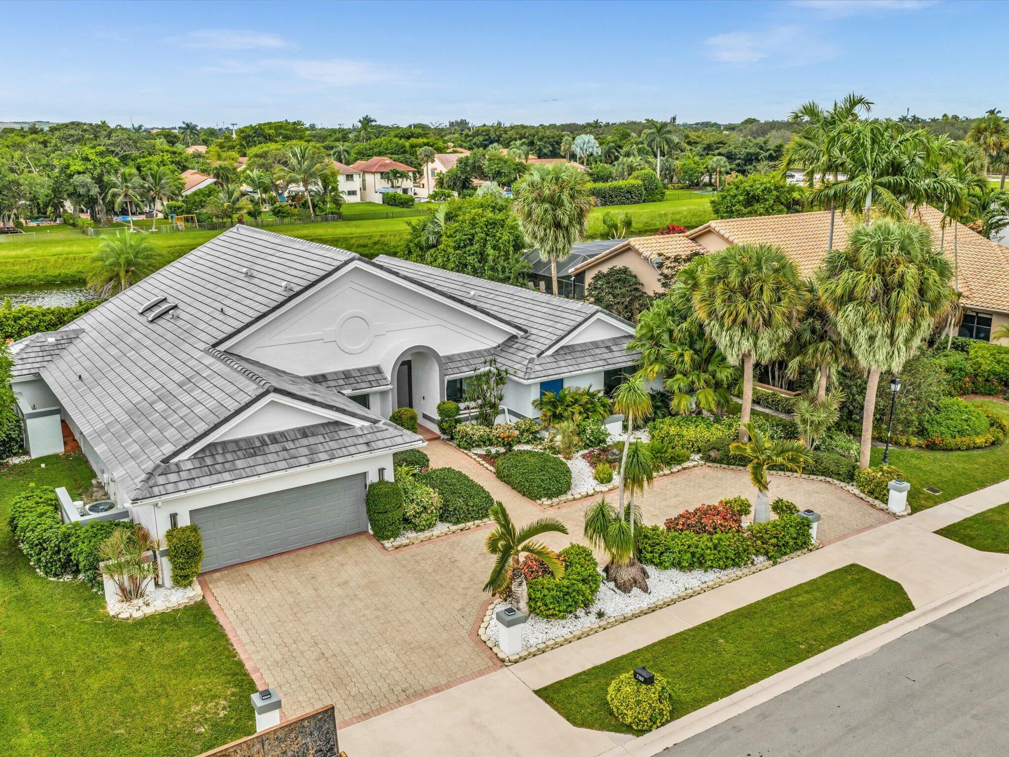 7160 Montrico Drive Boca Raton, FL 33433 - Photo 2 of 50 Circular Driveway