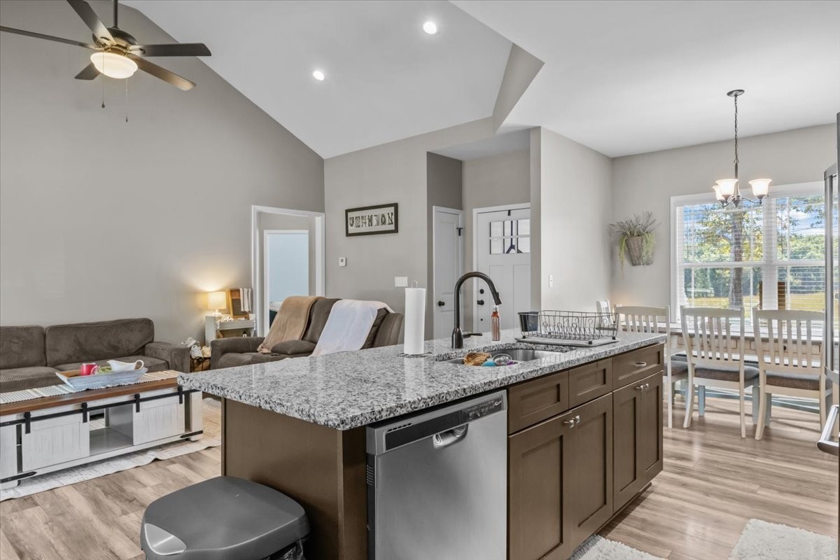 120 Pinethicket Road McEwen, TN 37101 - Photo 10 of 36 a kitchen with a stove a sink and a refrigerator